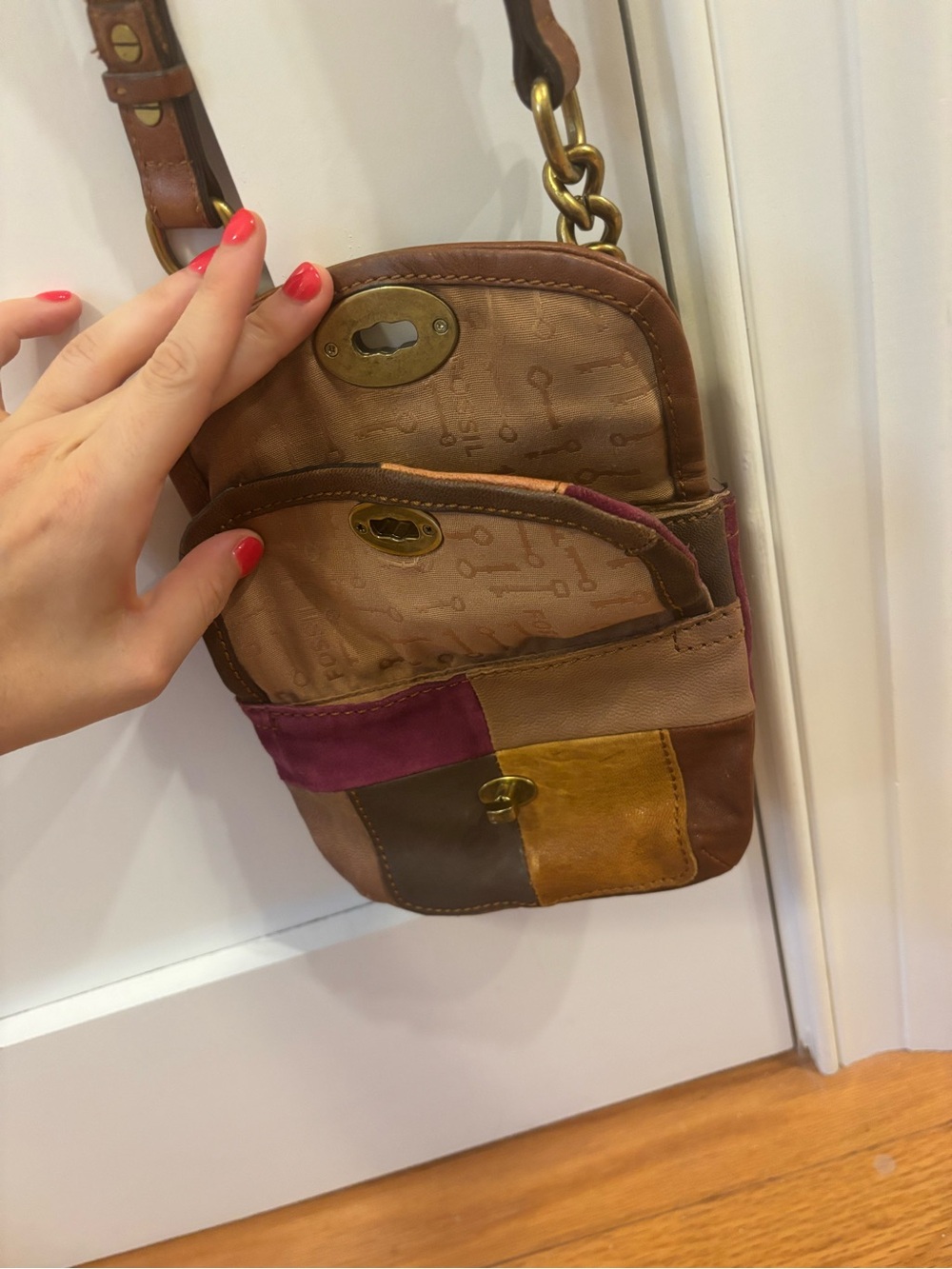 Fossil Multicolor Patchwork crossbody bag - Picture 4 of 4